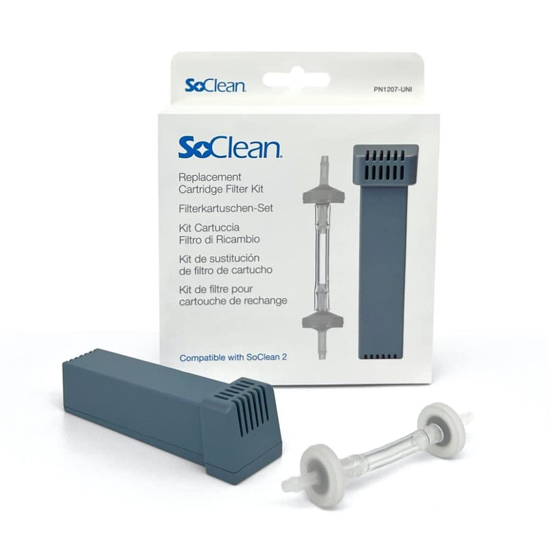 [Australia - AusPower] - SoClean Replacement Cartridge Filter Kit for SoClean 2 Machines, Includes One Filter Cartridge and One Check Valve, Authentic SoClean Replacement Part with Full Warranty 