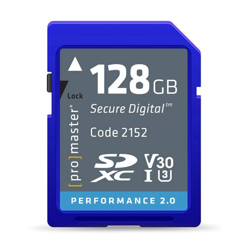 [Australia - AusPower] - Promaster 128GB SDHC Class 10 Memory Card (Performance 2.0) 