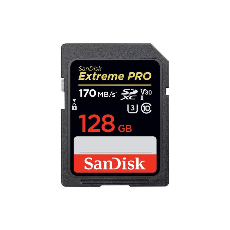 [Australia - AusPower] - SanDisk 128GB Extreme PRO UHS-I SDXC Memory Card, SDSDXXY-128G-ANCIN 