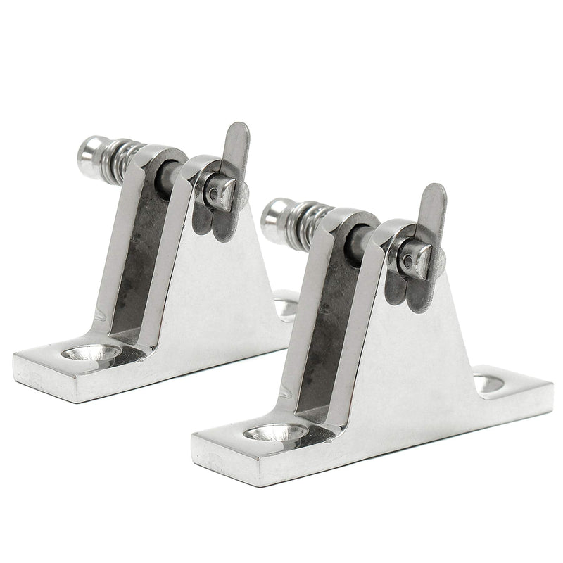 [Australia - AusPower] - NRC&XRC2 PCS Marine Boat Deck Hinge Mount Bimini Top Fitting Hardware 316 Stainless Steel 