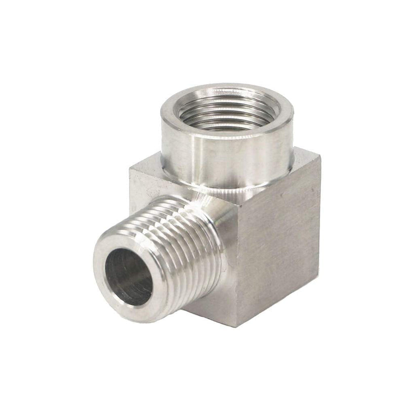 [Australia - AusPower] - Beduan Stainless Steel Cast Pipe Fittings, 90 Degree Street Elbow 1/2" NPT Male x 1/2" NPT Female Water Fuel Air Male to Female 