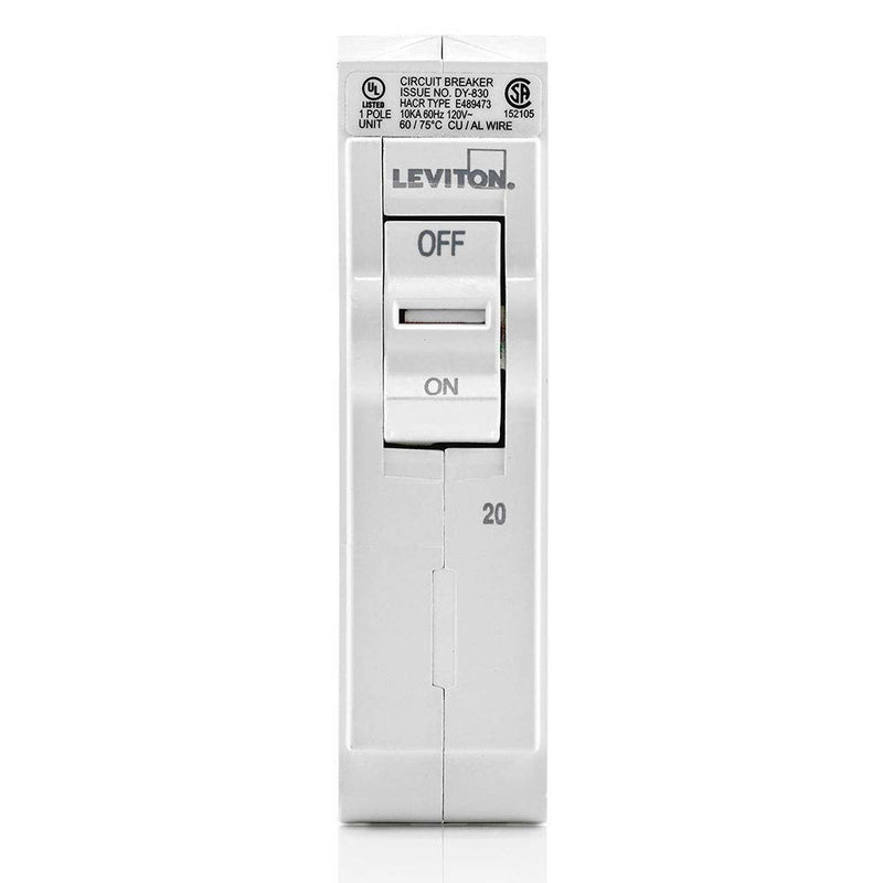 [Australia - AusPower] - Leviton LB120 20 Amp, 1-Pole Plug-on Standard Branch Circuit Breaker, 120 VAC,White 