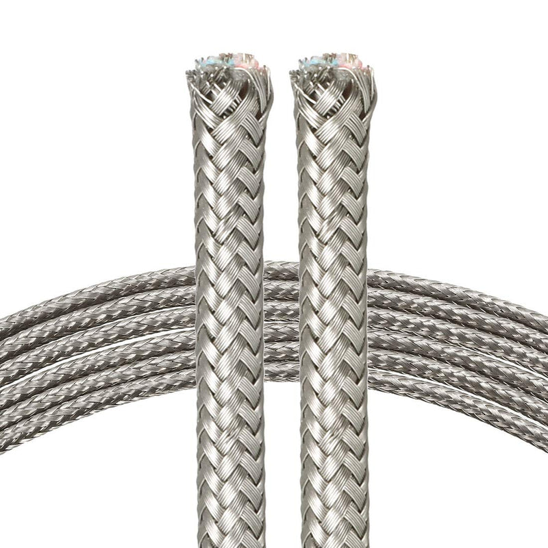 [Australia - AusPower] - uxcell Thermocouple Wire 3 Core Extension Cable High Temperature Fiberglass Insulation 16ft 