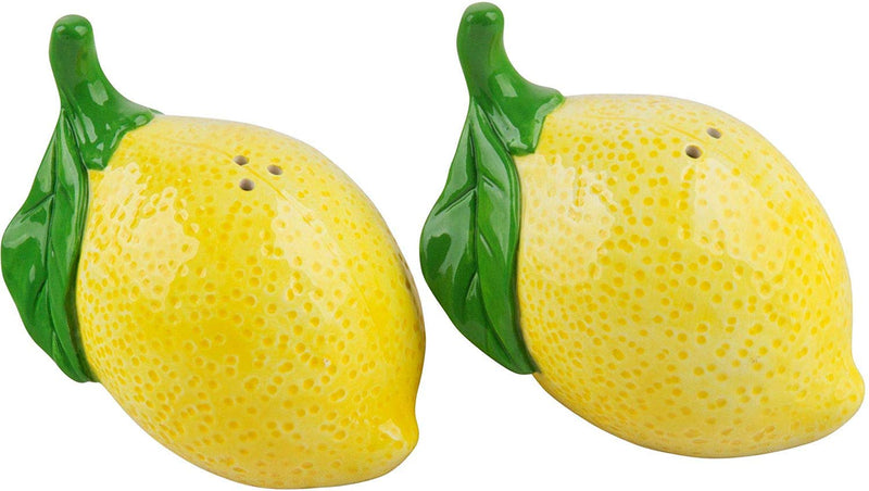 [Australia - AusPower] - Lemon Shaped Salt & Pepper Shakers - Set-/2-4" 