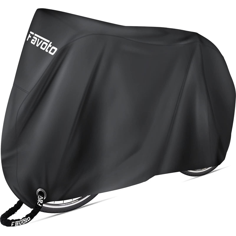 [Australia - AusPower] - Favoto Bike Cover Waterproof Outdoor Bicycle Cover Thicken Oxford 29 Inch Windproof UV Snow Rustproof with Lock Hole Storage Bag for Mountain Road Bike City Bike Beach Cruiser Bike 
