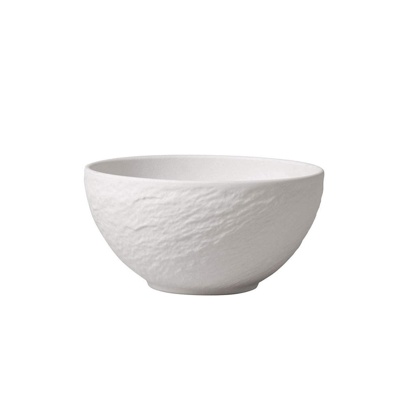 [Australia - AusPower] - Villeroy & Boch Manufacture Rock Blanc Rice Bowl, 20.25, Premium Porcelain, White 