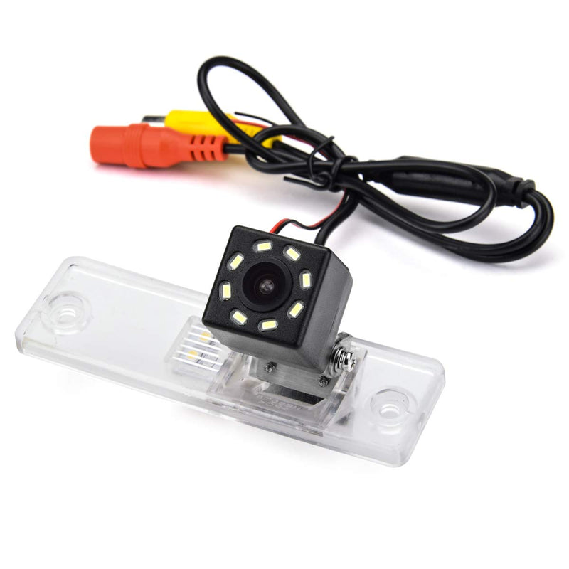 [Australia - AusPower] - aSATAH 8 LED Adjustable Angle Car Rear View Camera for Toyota 4Runner/Hilux Surf 2002~2010/Toyota Fortuner SW4/Toyota Innova& Waterproof and Shockproof Reversing Backup Camera (8 LED Adjustable Angle) 