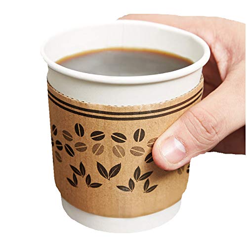 [Australia - AusPower] - GOLDEN APPLE, Hot Coffee Cup Sleeve 50ct, Fit 10oz, 12oz, 16oz Paper Cups 50 Count (Pack of 1) 