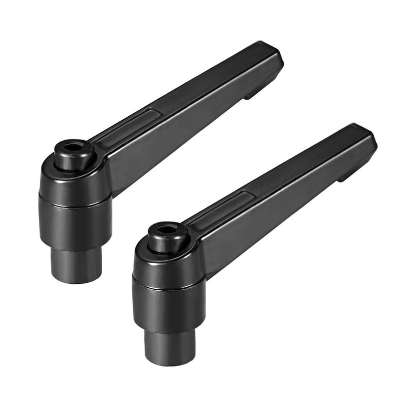 [Australia - AusPower] - uxcell M8 Handle Adjustable Clamping Lever Thread Push Button Ratchet Female Threaded Stud 2 Pcs 