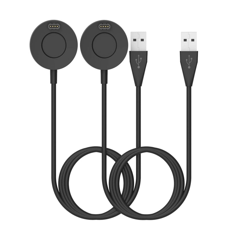 [Australia - AusPower] - Charger Compatible with Garmin Fenix 5/5S/5X, Fenix 6/6S/6X, Fenix 7/7S/7X Charger Charging Stand, Charging Dock Station Cradle Holder Accessory with 1m USB Cable for Vivoactive 3/4 Smartwatch 2Black 