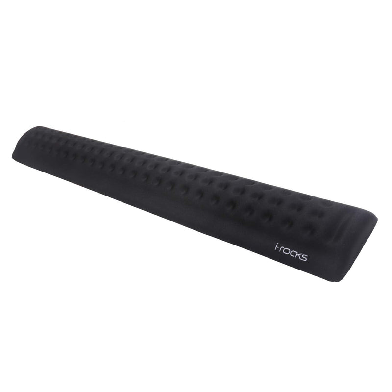 [Australia - AusPower] - i-Rocks IRC41 Ergonomic Keyboard Memory Foam Wrist Rest Pad with Anti-Slip Base; Provides Cushioned Support and Pain Relief for Office, Gaming, Computer, Laptop, and Typing. (Black) Black Keyboard Pad 