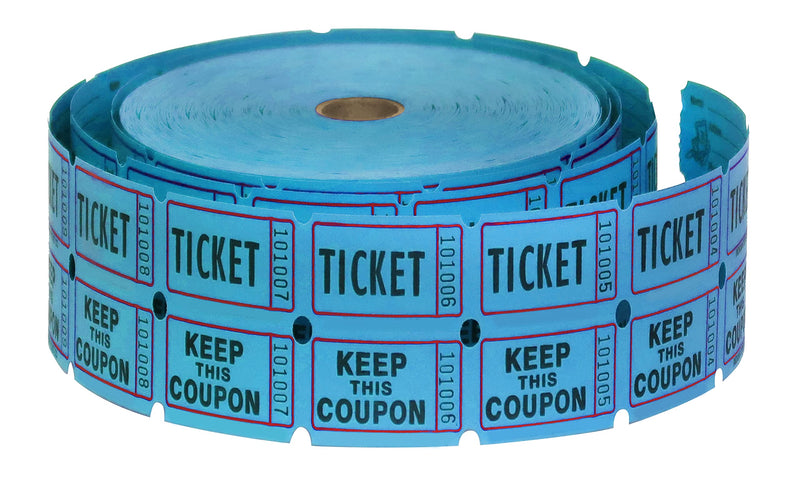 [Australia - AusPower] - Raffle Ticket: Double Roll of 2000 Tickets (Blue) Blue 