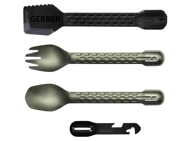 [Australia - AusPower] - GERBER ComplEAT, Camp Cooking Tool, Flat Sage [31-003467] 