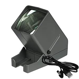[Australia - AusPower] - MEDALight USB Powered LED Lighted Viewing for 35mm Slides & Film Negatives, Desk Top/Portable LED Negative and Slide Viewer 3X Magnification,35mm Film and Slide Viewer 