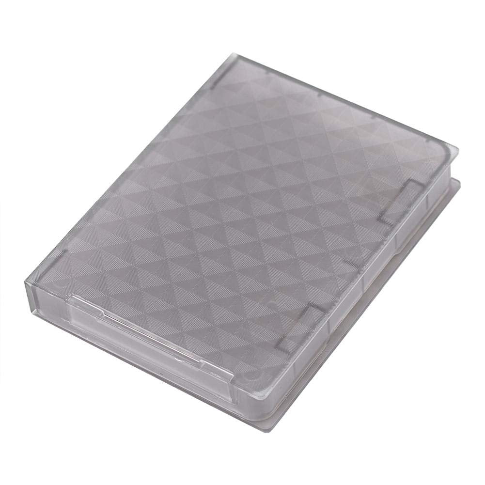 [Australia - AusPower] - Professional 2.5in Hard Disk Drive Protection Box HDD SSD Protective Box Storage Case for 2.5 Inch HDD and SSD Moistureproof , Dustproof , Shockproof , Anti Static and Non Slip Grey 