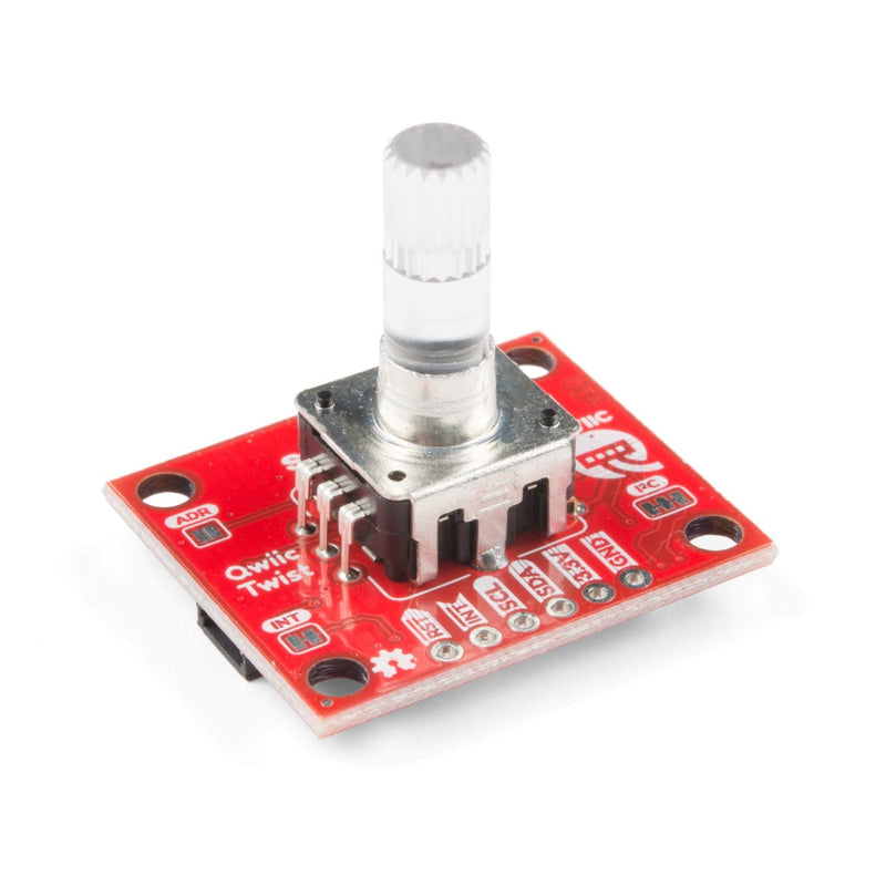[Australia - AusPower] - SparkFun Qwiic Twist - RGB Rotary Encoder Breakout-Small easy to use breakout Qwiic system for no soldering connection 6mm shaft for knob of choice Red Green Blue LEDs mix for 16 million color options 