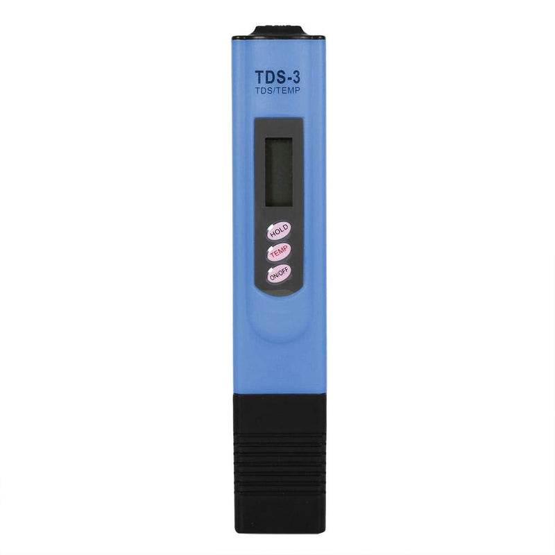 [Australia - AusPower] - TDS PPM Meter Pen with Digital LCD, 0-9990 PPM TDS Water Meter, Hold and Auto-Off Function Water Quality Tester(Blue) 