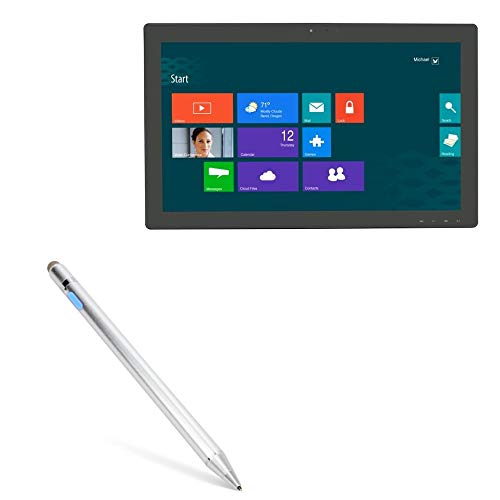 [Australia - AusPower] - BoxWave Stylus Pen for Planar Helium PCT2785 (27") (Stylus Pen by BoxWave) - AccuPoint Active Stylus, Electronic Stylus with Ultra Fine Tip for Planar Helium PCT2785 (27") - Metallic Silver General Active Stylus 