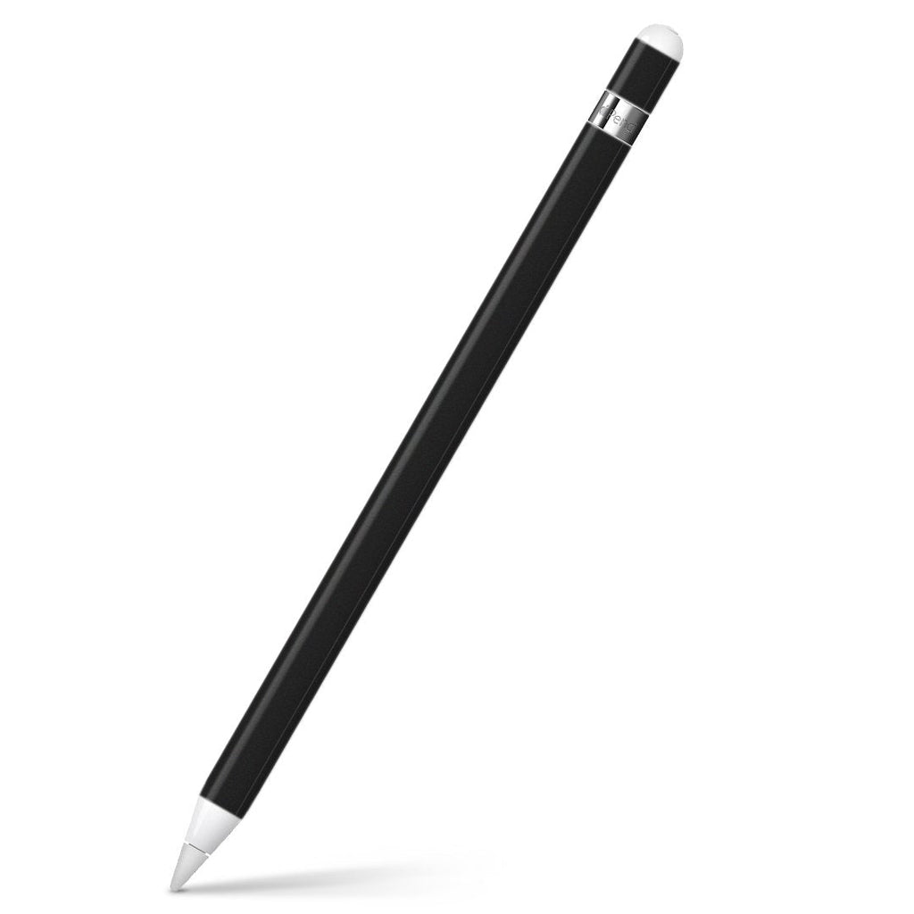 [Australia - AusPower] - igsticker Ultra Thin Protective Body Stickers Skins Universal Decal Cover for Apple Pencil 1st Generation (Apple Pencil Not Included) 009016 Simple　Plain　Black 