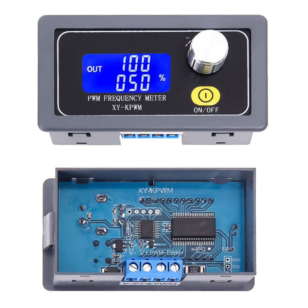 [Australia - AusPower] - MiOYOOW PWM Frequency Generator, 1-Channel 1Hz-150KHz Adjustable Pulse Duty Cycle Function Generator, Square Wave Signal Generator Module with LCD Display and Rotary Switch 