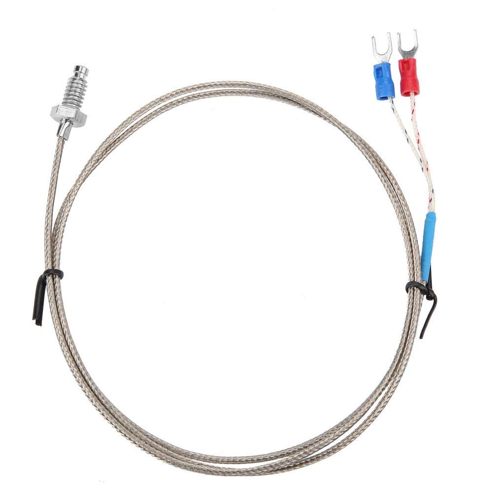 [Australia - AusPower] - Thermocouple Cable K Type Temperature Measuring Probe M6 BSW Screw Thread K Type Thermocouple Cable 1-5M(1M) 