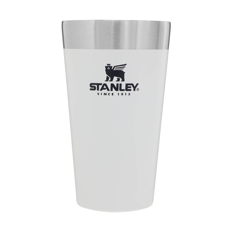 [Australia - AusPower] - Stanley Adventure Stay Chill Vacuum Insulated Pint Glass, 16oz Stainless Steel Double Wall Rugged Metal Drinking Tumbler 16 oz Polar 