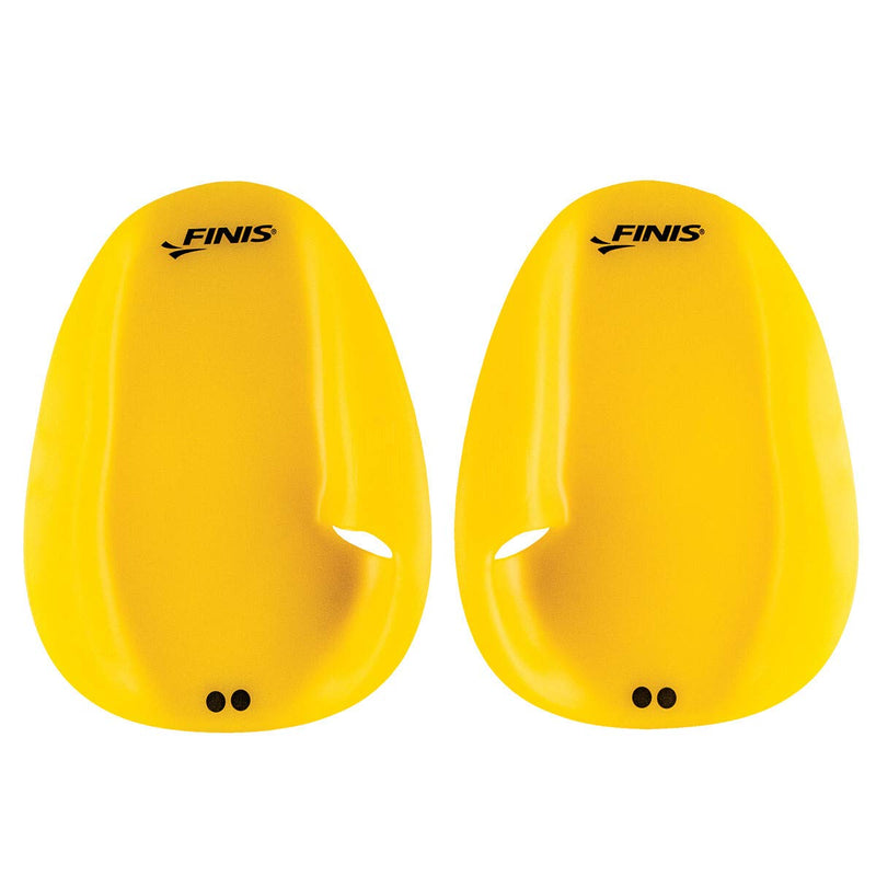 [Australia - AusPower] - FINIS Floating Agility Paddles Large for Swim Training, Yellow 