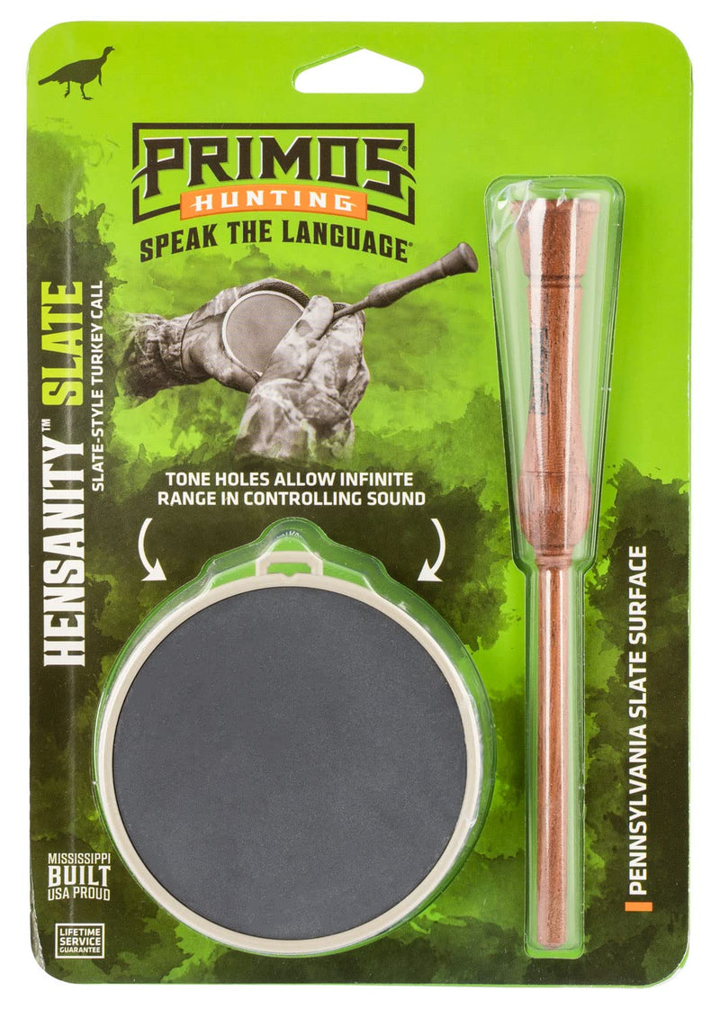 [Australia - AusPower] - Primos Hensanity Molded Slate Turkey Pot Call, Slate Surface with One-Piece Striker Turkey Call PS298 