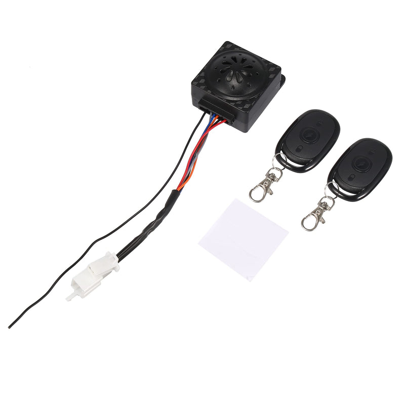 [Australia - AusPower] - uxcell DC 48-72V Universal Motorcycle Keyless Anti-theft Security Alarm System Set with Remote Control Engine Start 