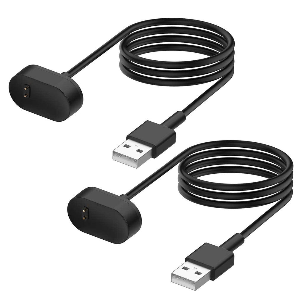 [Australia - AusPower] - FASTSNAIL USB Charging Cables for Fitbit Inspire/for Inspire HR/for Fitbit Ace 2 Smartwatch Charging Accessories for Fitbit Inspire HR 2 Pak (3.3 ft) 