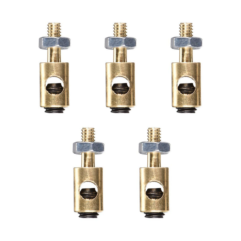 [Australia - AusPower] - uxcell Linkage Stoppers Connecting Servo Arm,Push Rod for RC Airplane,D4x2.5mm 5pcs 