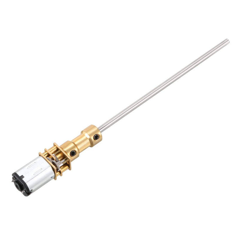 [Australia - AusPower] - uxcell Long Axis N20 Gear Notor Miniature DC Motor 12V 1000RPM Motor Round Shaft Low Speed High Torque 3mm x 100mm 