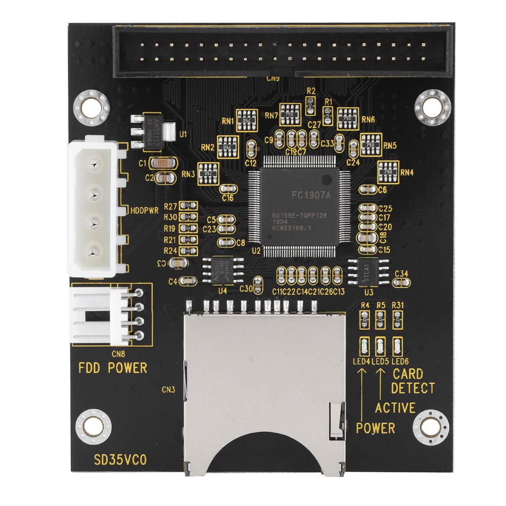 [Australia - AusPower] - ASHATA SD to 3.5in IDE,SD/SDHC/SDXC/MMC Memory Card to IDE 40Pin Male Adapter for DOS/Linux/Windows 98SE, Me, 2000, XP and for Vista. 