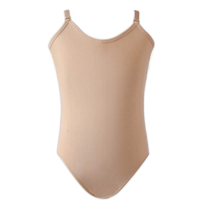 [Australia - AusPower] - STELLE Girls Nude Seamless Undergarment Camisole Leotard for Dance/Ballet/Gymnastics 5-7 Years 