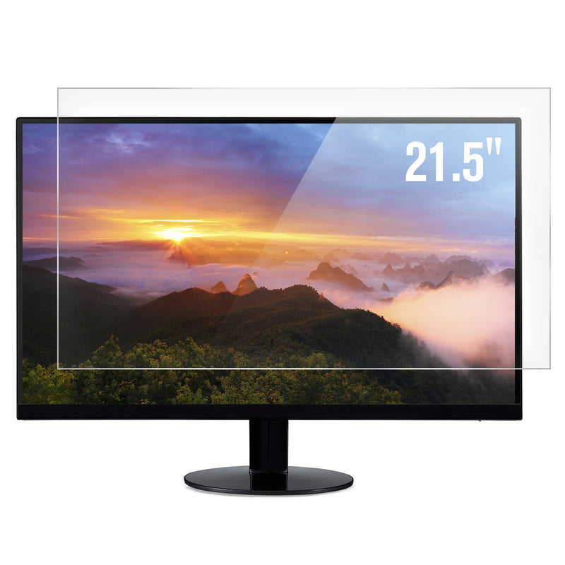 [Australia - AusPower] - [2 PACK] 21.5 inch Anti Glare (Matte) Screen Protector Compatible with 21.5" Widescreen Desktop with 16:9 Aspect Ratio (18.7" W x 10.4" H) 