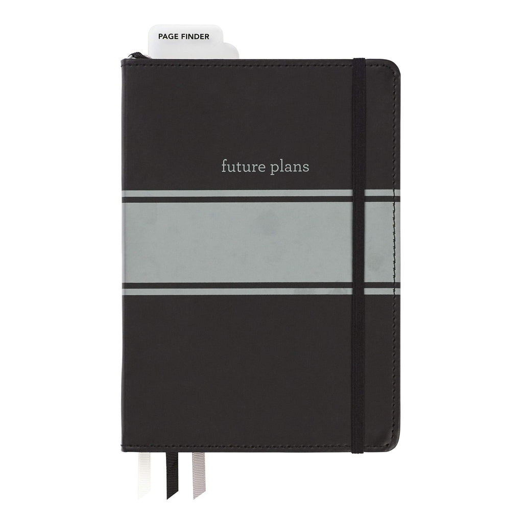 [Australia - AusPower] - C.R. Gibson Black Leatherette Freestyle Organizer and Planner Dot Grid Notebook, 6'' W x 8.5'' L, 240 Pages 