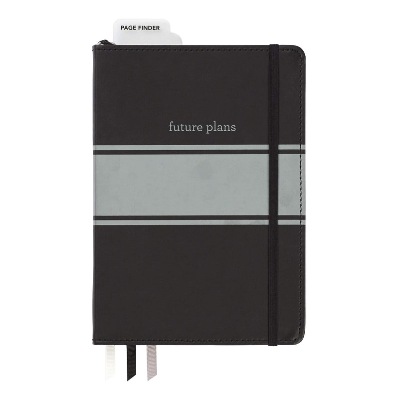 [Australia - AusPower] - C.R. Gibson Black Leatherette Freestyle Organizer and Planner Dot Grid Notebook, 6'' W x 8.5'' L, 240 Pages 