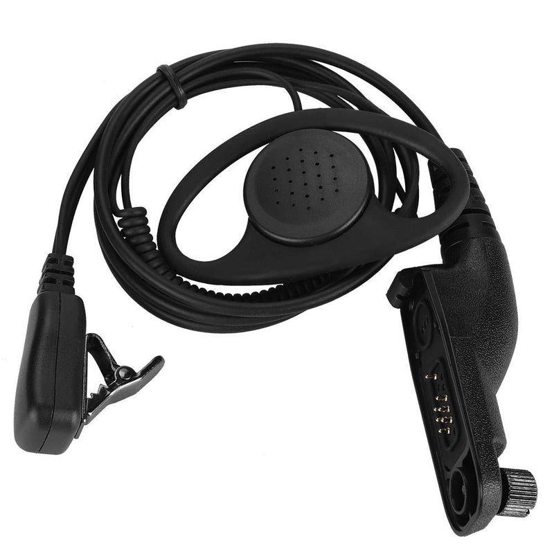 [Australia - AusPower] - Sonew D Type Hanger Headset with PTT MIC witn Mic 2 Pin Earpiece Headset Compatible with Motorola Xpr-6300/6350/6550/6580/7550/P8200 8268D 
