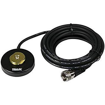 [Australia - AusPower] - 1228 PL-259-UHF 2.5" Magnet Mount NMO Mag Mount 12 Foot Antenna Cable Roof or Trunk for Mobile Radios 