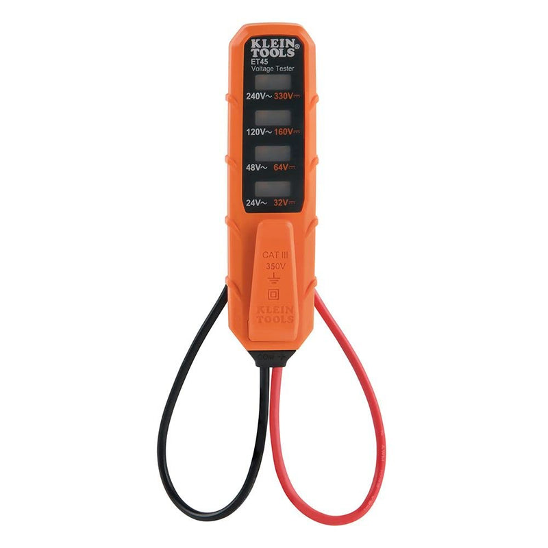 [Australia - AusPower] - Klein Tools ET45 Voltage Tester, AC Voltage, DC Voltage, Low Voltage Electric Tester, No Batteries Needed 24/240 V 