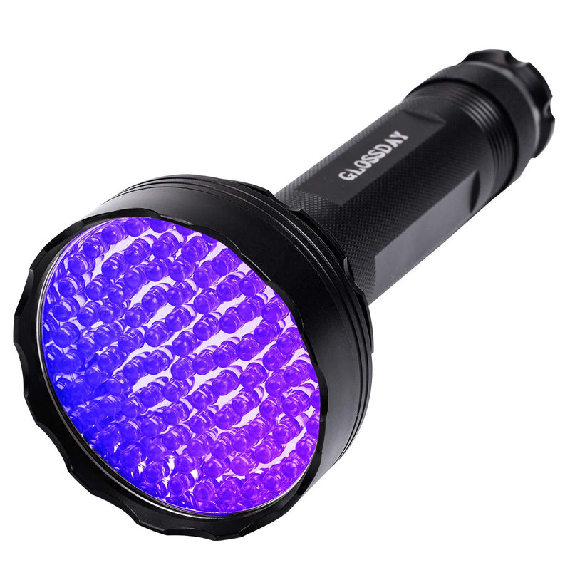 [Australia - AusPower] - UV Black Light Flashlight,100 LED UV Flashlights, Super Bright Ultraviolet Flashlight Professional Blacklight Pet Urine Detector for Dog/Cat,Hunting Scorpions 100LED 