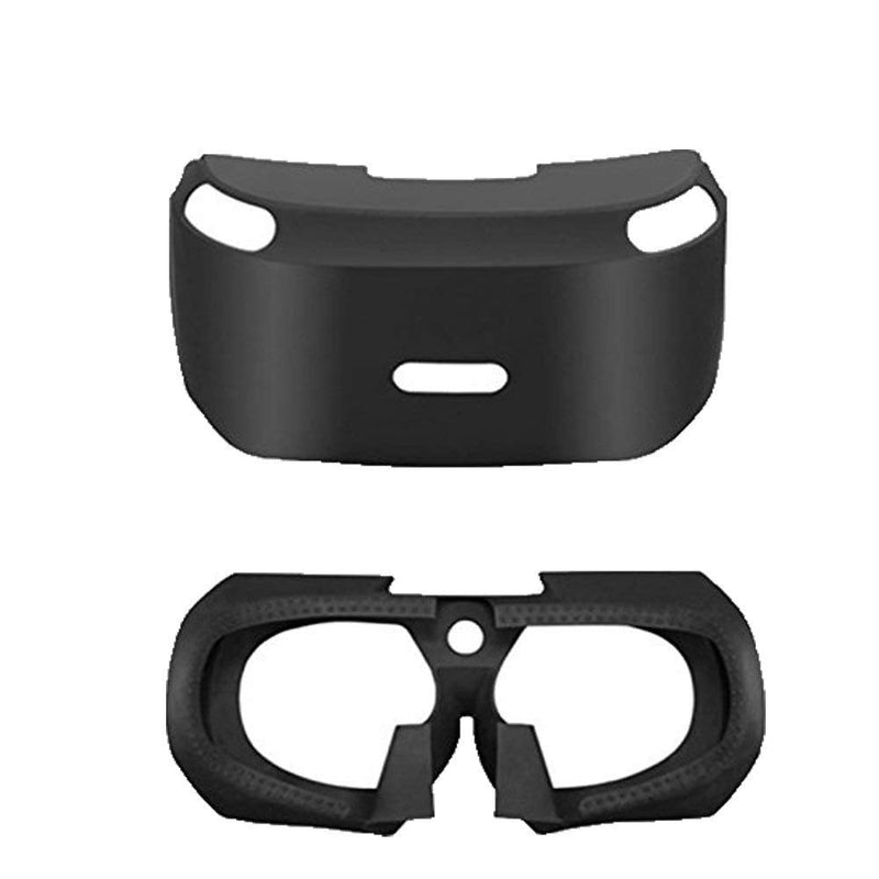 [Australia - AusPower] - Soft VR Headset Anti-Slip Skin Silicone Rubber Cover Protective Case 3D Eye Shield for Playstation PS4 VR PSVR Virtual Reality Glasses Controller 
