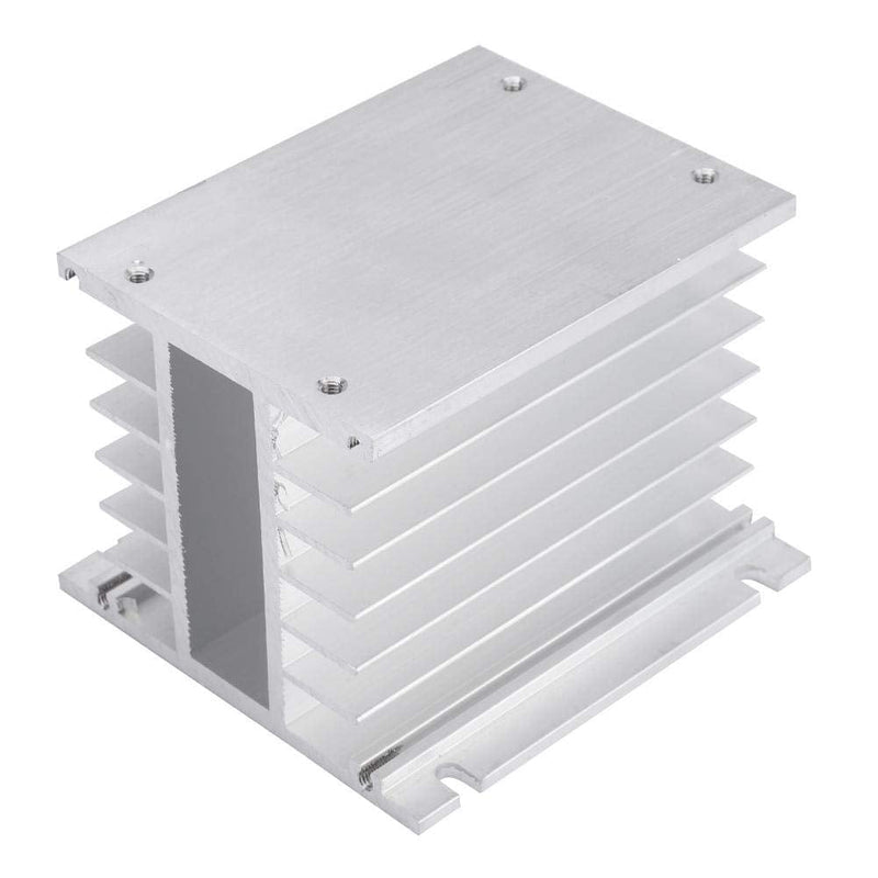 [Australia - AusPower] - 3 Phase Heat Sink Aluminum SSR Heatsink Three Phase Solid State Relay Heat Sink for DIN Installation and Dissipation 