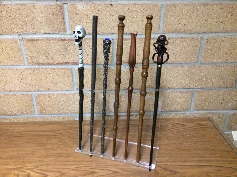 [Australia - AusPower] - Magic Wand Vertical Display. Made from transparent acrylic, makes your wands look like they are floating. 