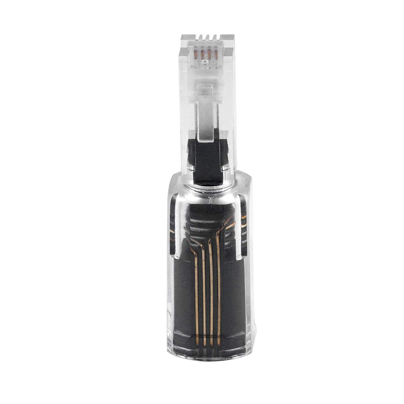 [Australia - AusPower] - Power Gear Telephone Cord Detangler, Tangle-Free 360 Degree Rotation, Plug into Landline Phone Handset, For Use in Home or Office, All Brands, Black, 27637 1 Pack 