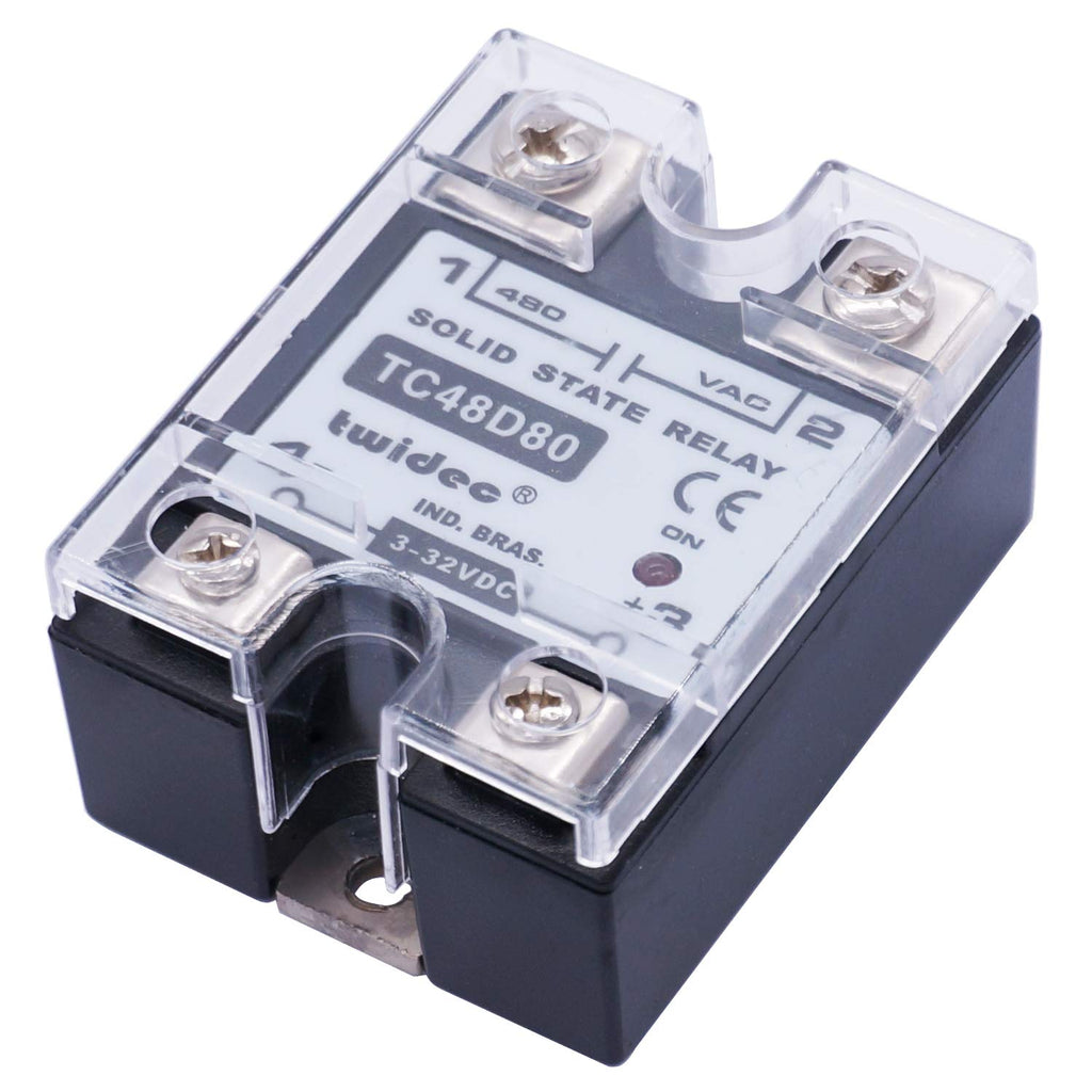 [Australia - AusPower] - Twidec/Output Single Phase SSR Solid State Relay 80A 3-32V DC to 24-480V AC SSR-80DA 