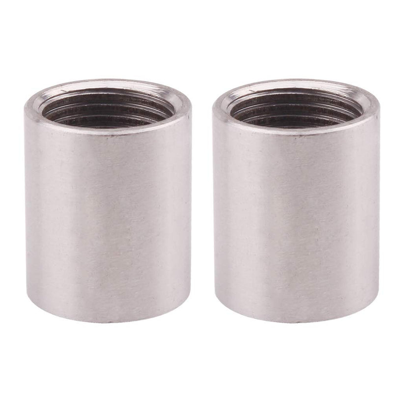 [Australia - AusPower] - DERPIPE Cast Pipe Fitting Stainless Steel 304 Coupling Fitting Class 150 1/2" NPT Female, Pack of 2 1/2" (2pcs) Style 1 