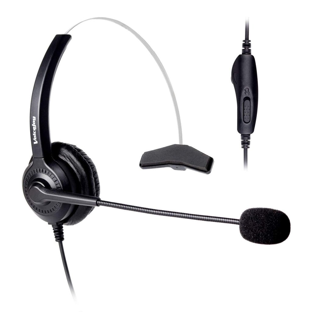 [Australia - AusPower] - Headset Headphones + Adjustable Volume + Mute Control for Cisco IP Telephone 7940 7970 8841 8851 8861 8941 8945 8961 9951 9971 and All Series With Volume/Mute-only for Cisco Phones 