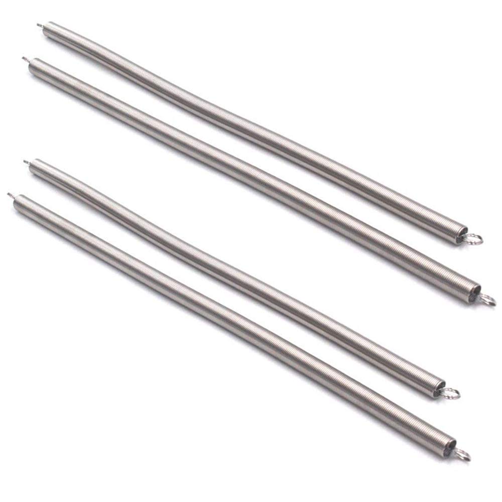 [Australia - AusPower] - 4Pcs Zinc Plated Steel Extension Spring 12 inch Screen Door Spring for a Variety of Household Applications 