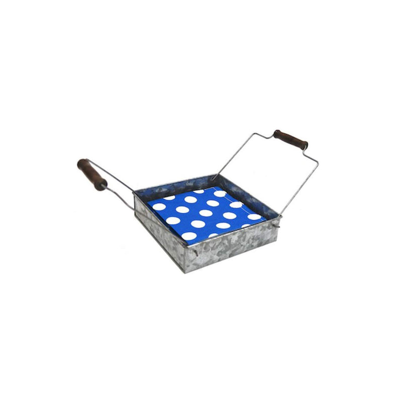 [Australia - AusPower] - Shalimar Showroom Metal, medieum, Galvanized Napkin Holder 